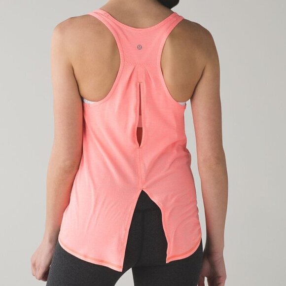 Lululemon Salute the Sun Tank - 4 Heathered Very Light Flare - Picture 1 of 5